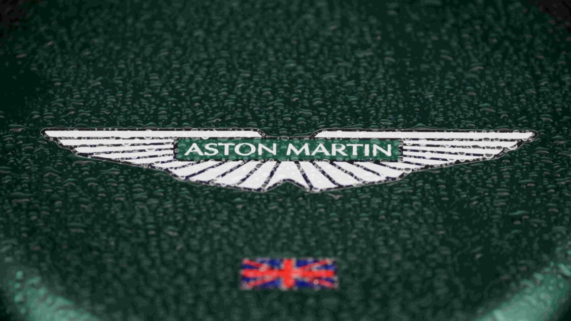 Aston Martin logo car nose