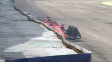Leclerc crash Brazil