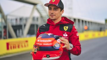 Leclerc Villeneuve helmet Canada 2023