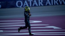 Hamilton crash Qatar