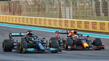 Hamilton Verstappen Abu Dhabi 2021