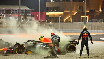 Perez crash Qatar