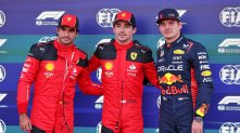 Leclerc Verstappen Sainz Mexico