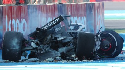 Magnussen crash Mexico